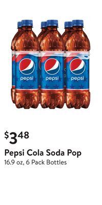 Walmart Pepsi cola soda pop offer