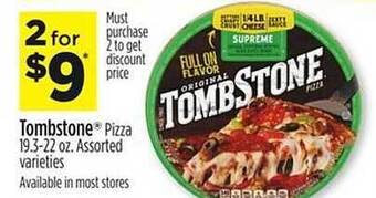 Dollar General Tombstone pizza offer