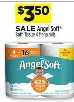 Dollar General Angel soft bath tissue offer