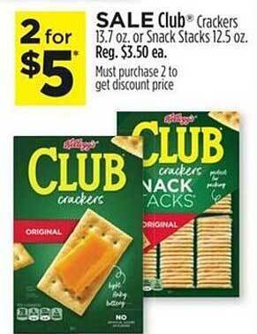 Dollar General Club crackers offer