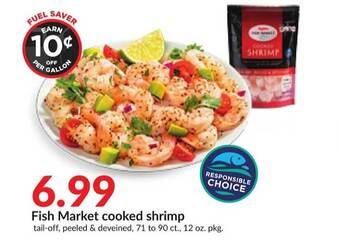 Hy-Vee Fish market cooked shrimp offer