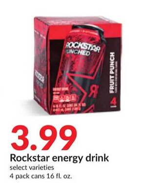 Hy-Vee Rockstar energy drink offer