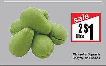 Rancho Markets Chayote squash offer