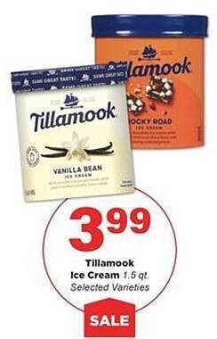 Stater Bros Tillamook ice cream offer
