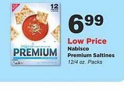 Stater Bros Nabisco premium saltines offer