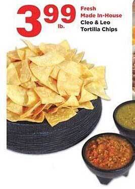 Stater Bros Cleo & leo tortilla chips offer