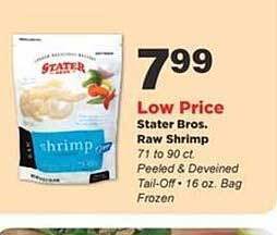 Stater Bros Stater bros raw shrimp offer