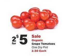 Stater Bros Grape tomatoes offer