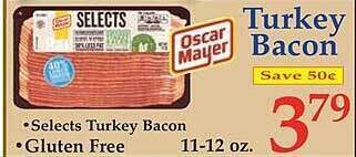 Market Basket Turkey bacon oscar mayer offer