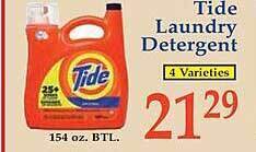 Market Basket Tide laundry detergent offer