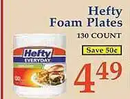 Hefty foam plates