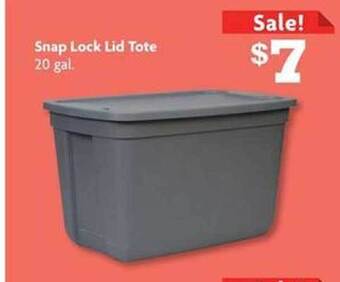 Family Dollar Snap lock lid tote offer