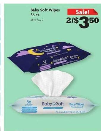 Family Dollar Baby soft wipes offer