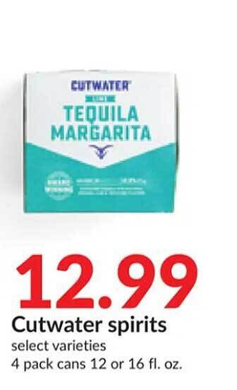 Hy-Vee Cutwater spirits offer