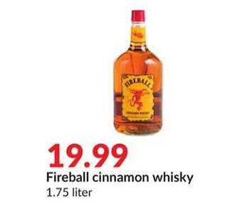 Hy-Vee Fireball cinnamon whisky offer