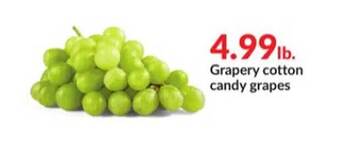 Hy-Vee Grapery cotton candy grapes offer