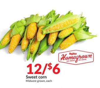 Hy-Vee Sweet corn offer