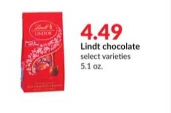 Hy-Vee Lindt chocolate offer