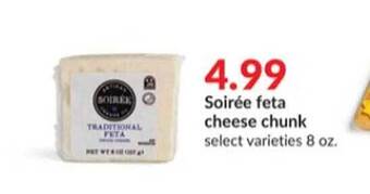 Hy-Vee Soirée feta cheese chunk offer