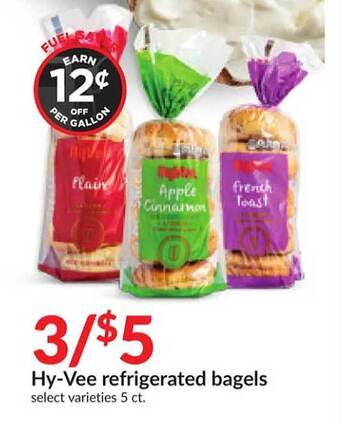 Hy-Vee Hy-vee refrigerated bagels offer