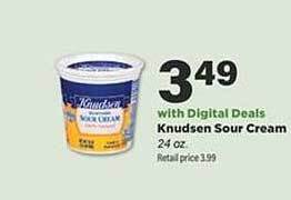 Stater Bros Knudsen sour cream offer