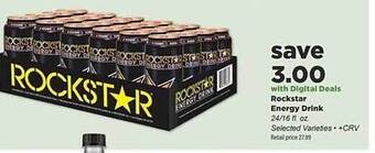 Stater Bros Rockstar energy drink offer