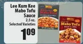 Times Supermarkets Lee kum kee mabo tofu sauce offer