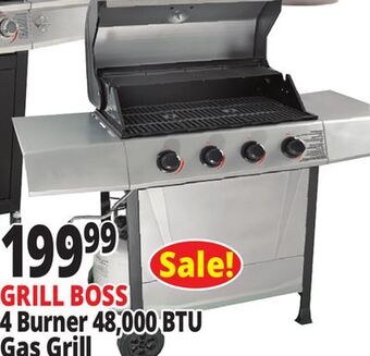 Ocean State Job Lot Grill boss 4-burner gas grill offer