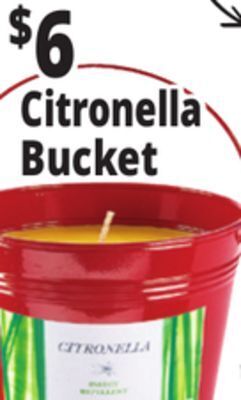 Ocean State Job Lot Citronella bucket offer