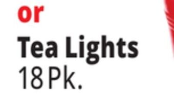 Ocean State Job Lot Tea lights offer