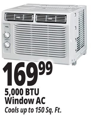 Ocean State Job Lot Ocean breeze 5,000 btu window air conditioner offer