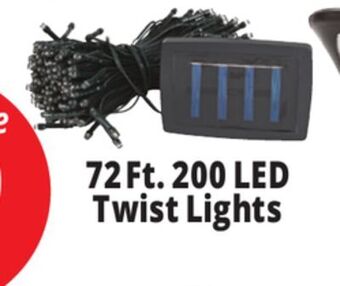 Ocean State Job Lot Solar twist lights, 200 lights offer