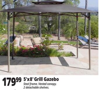 Ocean State Job Lot Pop-up grill gazebo, 5'x8' offer