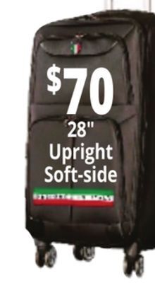 Ocean State Job Lot 28" upright soft-side luggage offer