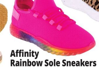 Ocean State Job Lot Affinity rainbow sole sneakers offer
