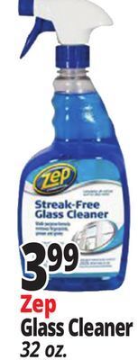 Ocean State Job Lot Zep glass cleaner offer