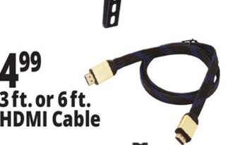 Ocean State Job Lot Cj tech premium super flat hdmi cable, 3 ft offer