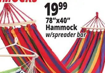 Ocean State Job Lot 78"x40" hammock offer