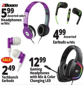 Ocean State Job Lot Earbuds & headphones offer