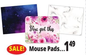 Ocean State Job Lot Mouse pads offer