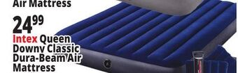 Ocean State Job Lot Intex queen dura-beam classic downy air mattress offer