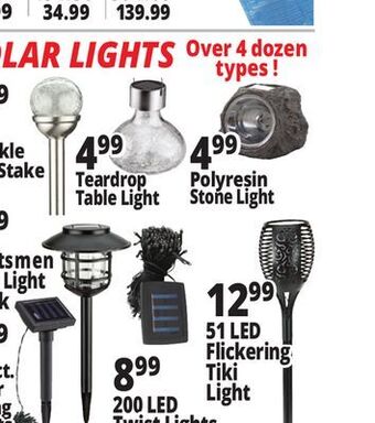 Ocean State Job Lot Solar lights offer