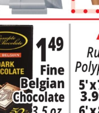 Ocean State Job Lot Fine belgian chocolate offer
