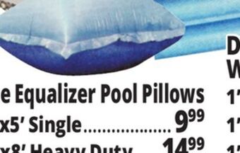 Ocean State Job Lot Ice equalizer pool pillows offer