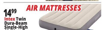 Ocean State Job Lot Intex twin dura-beam single-high air mattress offer