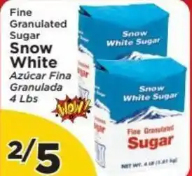 Fine Granulated Sugar Snow White