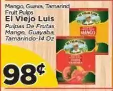 Mango, Guava, Tamarind Fruit Pulps El Viejo Luis