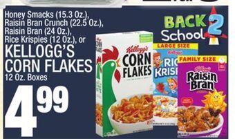 C Town Kellogg's corn flakes 12 oz. boxes offer