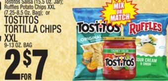 C Town Tostitos tortilla chips xxl 9-13 oz. bag offer