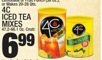 C Town 4c iced tea mixes 47.2-66.1 oz. cnstr. offer